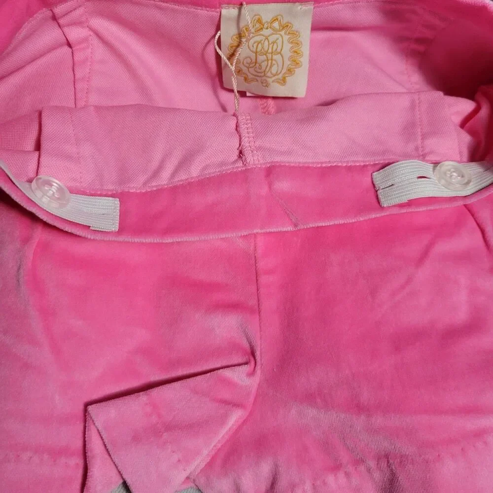 The Beaufort Bonnet Company NWT Hot Pink Velveteen Sally Mae Shorts Girls Size 5